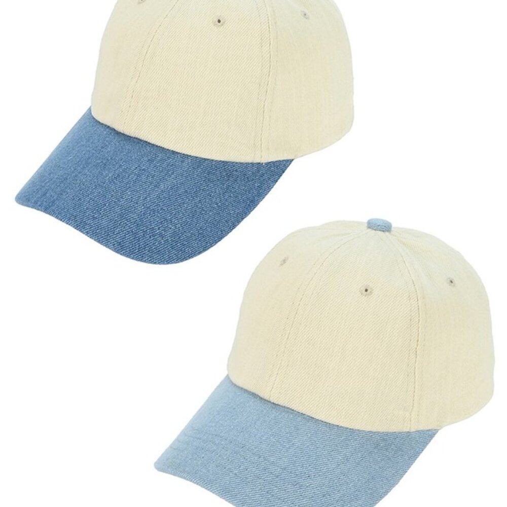 Cotton Twill Denim Baseball Cap